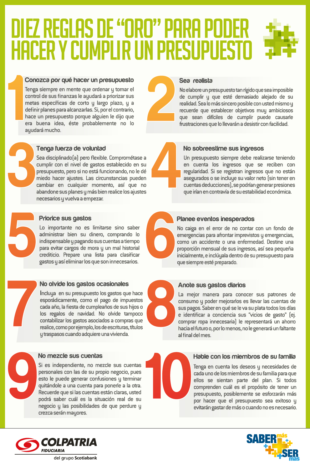 Diez reglas de oro